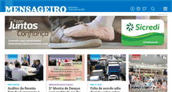 Desktop Screenshot of jornalmensageiro.com